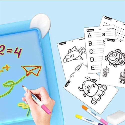 3D Magic Drawing Board With Light For Kids