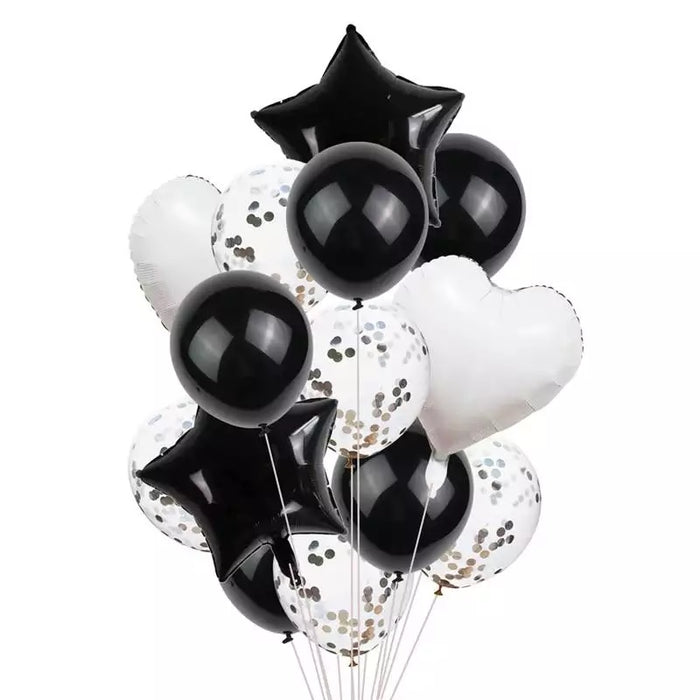 Black Color 14 Inspire a Smile Balloons