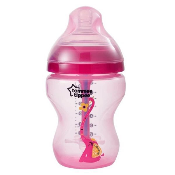 Tommee Tippee Advanced Anti Colic Feeding Bottle 260ml - Pink