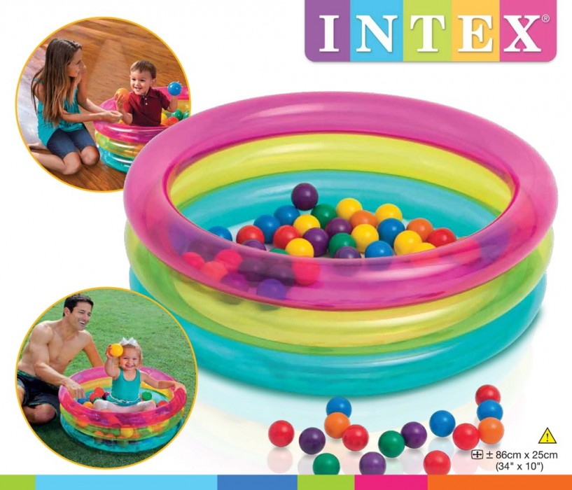 INTEX Classic 3 Ring Inflatable Baby Ball