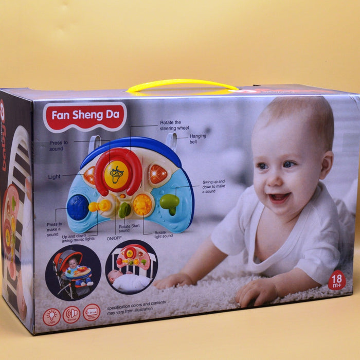 3-in-1 Baby Steering Walker With Light and Sound