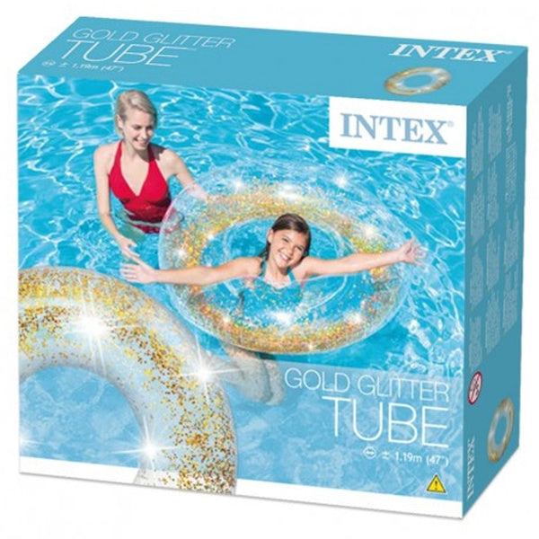 INTEX Transparent Glitter Tubes 56274