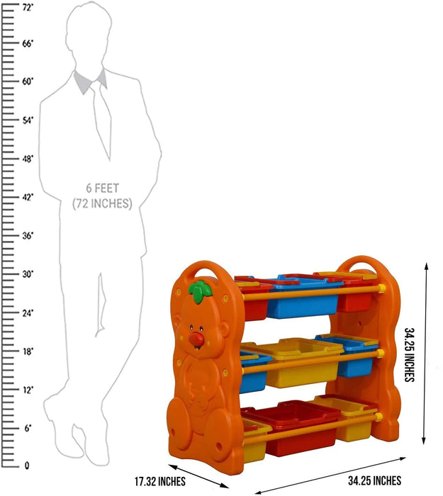 Multi-color Kids Toys Storage Stand