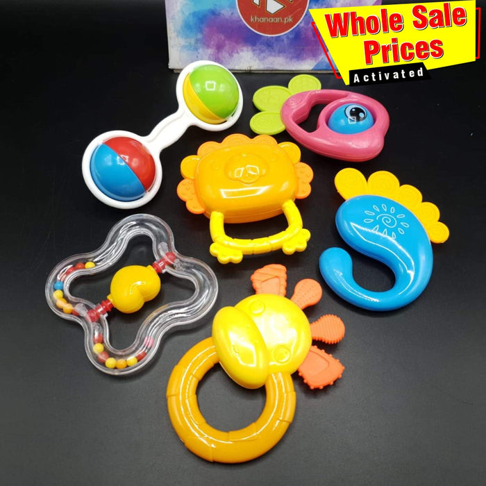 Musical Baby Rattles Pack of 6 Pieces