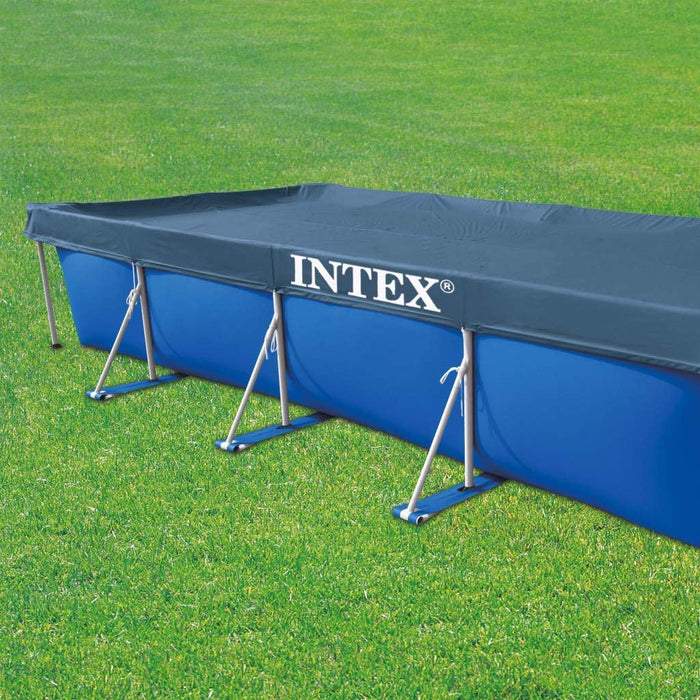 Intex 28039 Protective cover for rectangular pool Blue Length 181 x width 89 x Height 8 inch