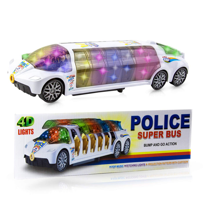 Police Super Bus with 5D Light and Music