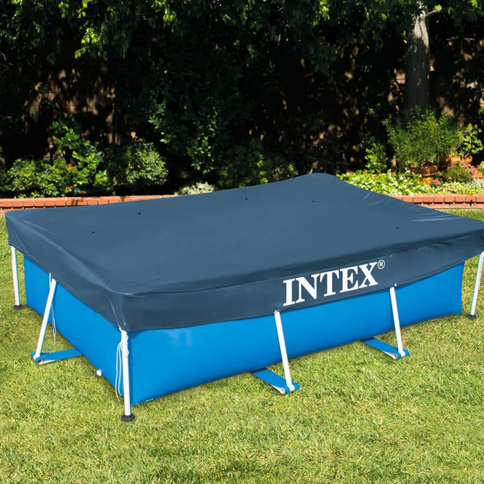 Intex 28039 Protective cover for rectangular pool Blue Length 181 x width 89 x Height 8 inch
