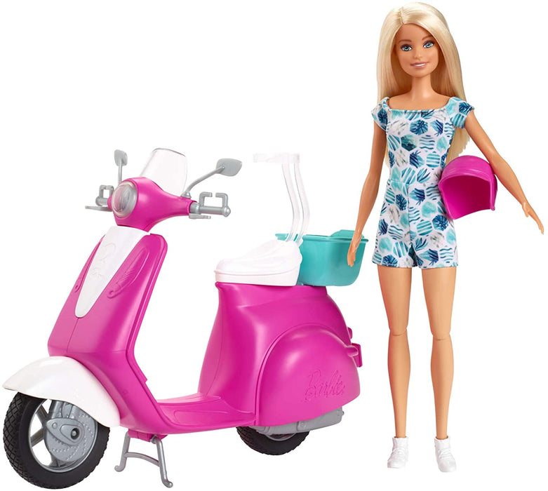 Barbie Doll with Scooter GBK85