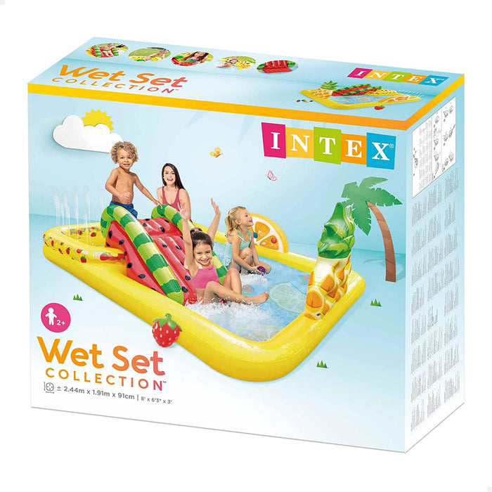 Intex Momai Inflatable Water Play Ground Fun'N Fruity Play Center for Kids 57158