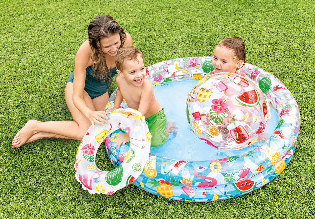 Intex Recreation 59460 Funny Inflatable Star Fish Pool Set Pack of 10 Multi-color