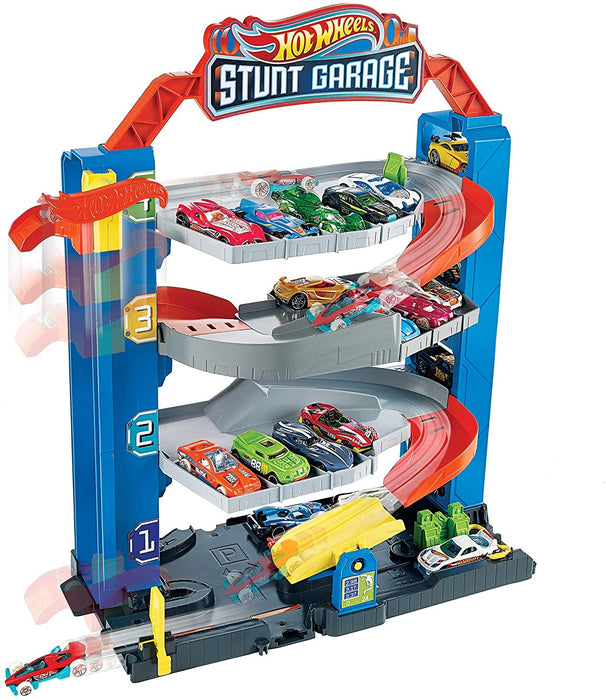 Hot Wheels City Stunt Garage Play Set