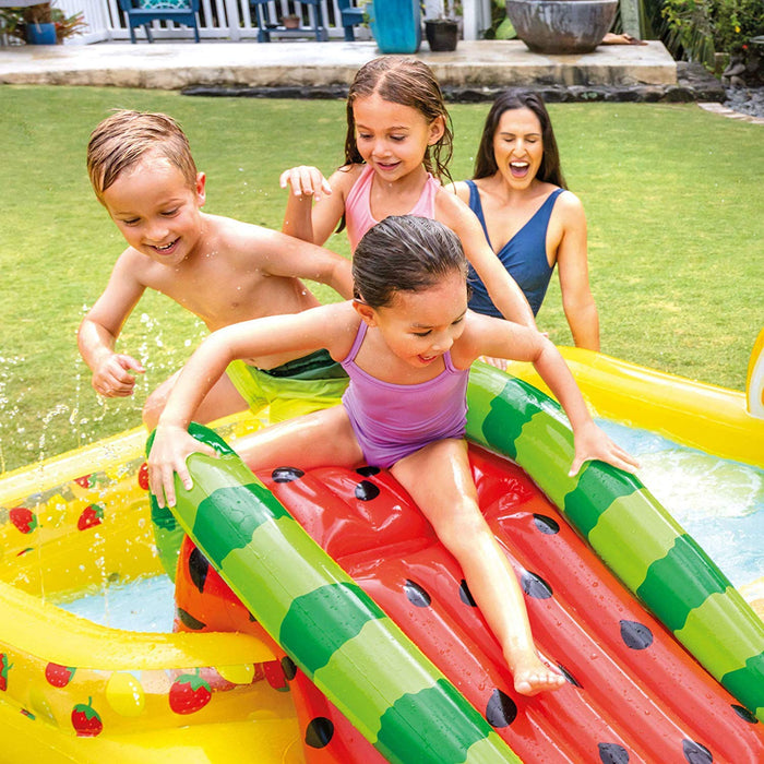 Intex Momai Inflatable Water Play Ground Fun'N Fruity Play Center for Kids 57158