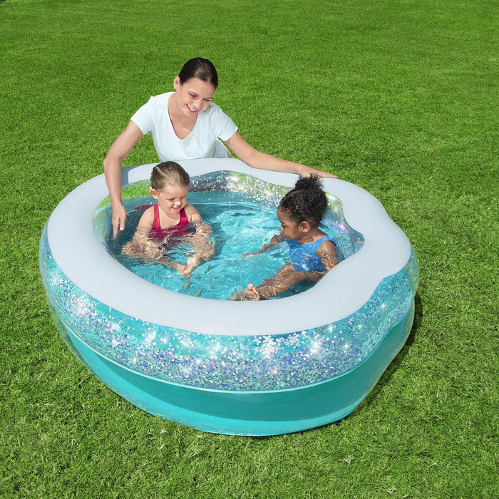 Bestway Inflatable Sparkle Shell Pool 52489