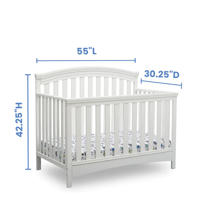 Baby 2 in 1 Wooden Cot & Bed