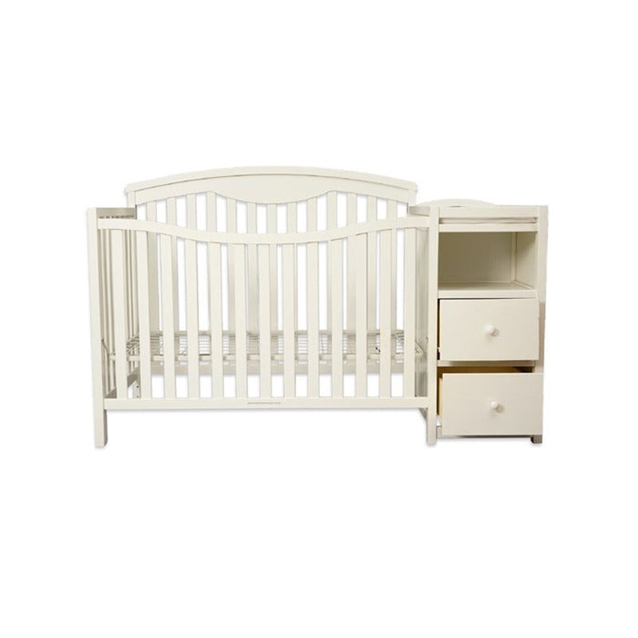 Baby Wooden Cot With Changer Table