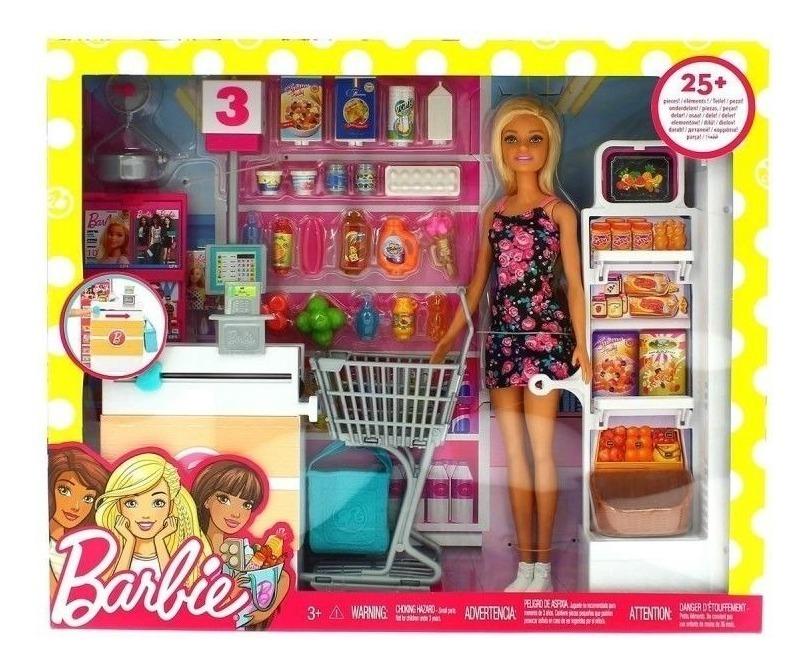 Buy Barbie Grocery Store Market Playset Set online in Pakistan