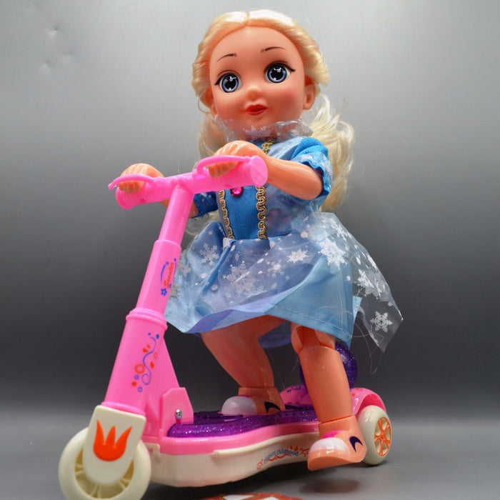 Sport Scooter Doll with Light & Sound