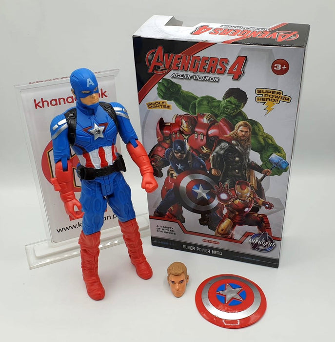 Captain America Action Figure with Chest Light