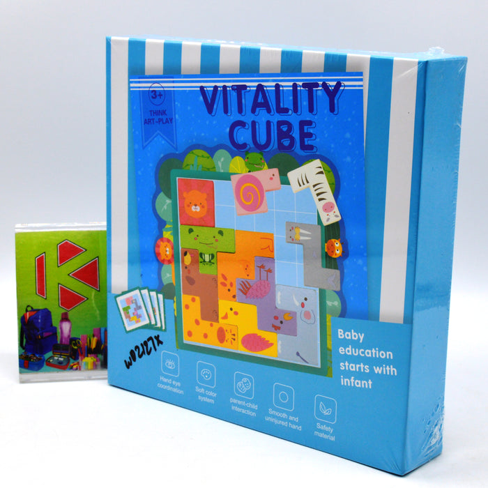Wooden Vitality Cube For Kids