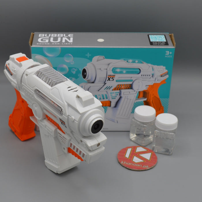 Electric Light and Music Bubble Gun Toy