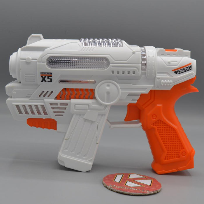 Electric Light and Music Bubble Gun Toy