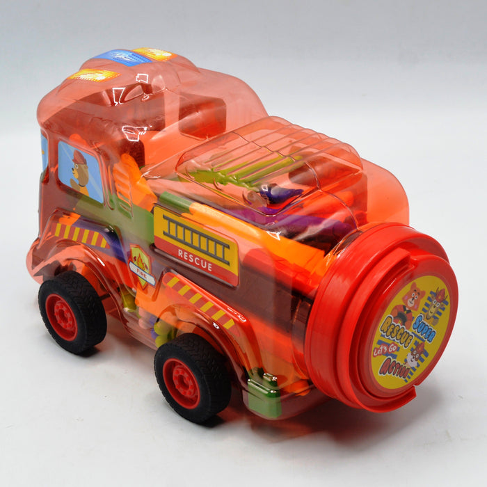 Fire Rescue Building Blocks Car