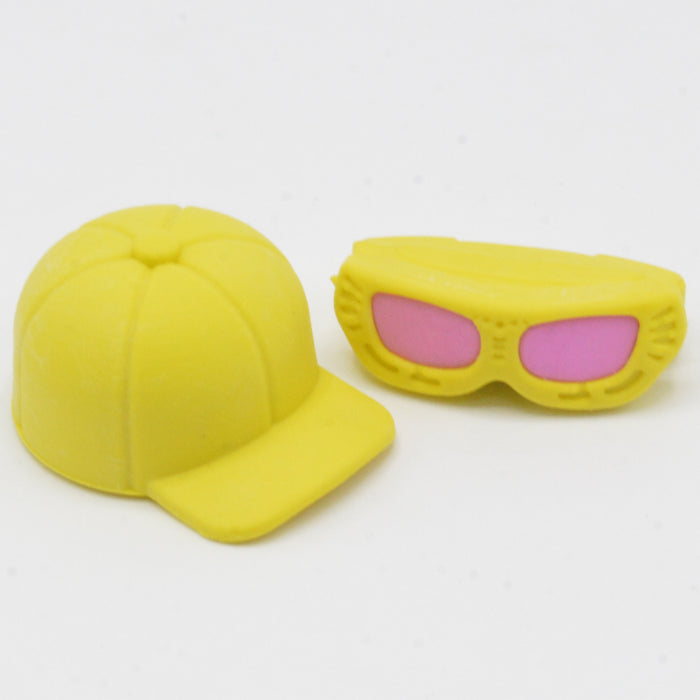 3D Cap & Glasses Eraser