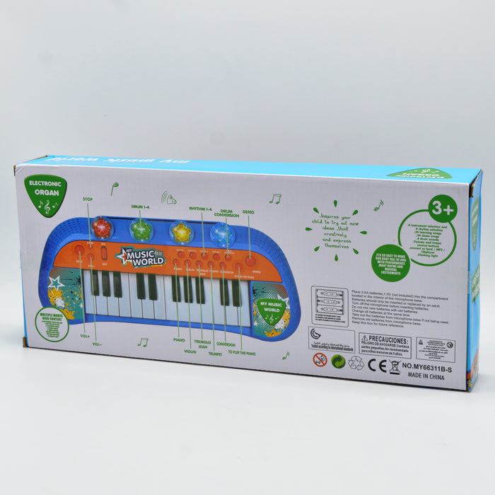 Electronic Organ Piano With Light & Sound
