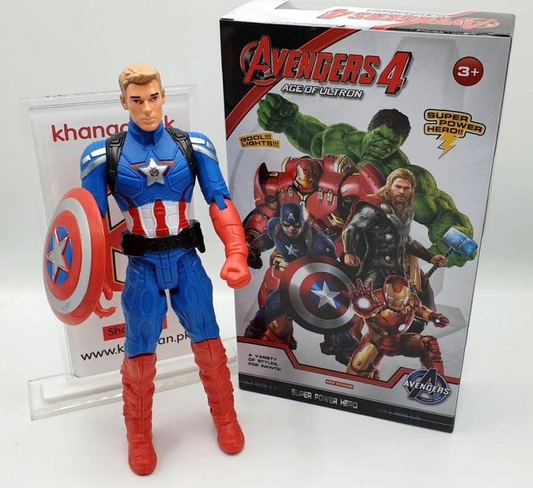 Captain America Action Figure with Chest Light