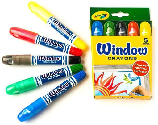 Crayola Window Crayons 5 Classic Colours