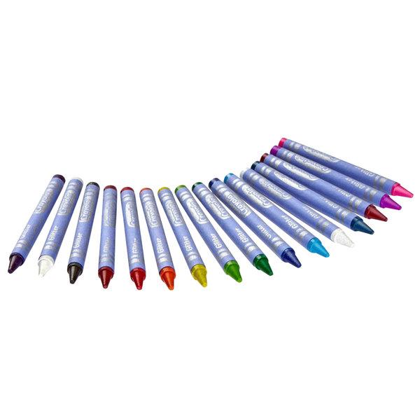 Crayola Pack of 16 Multicolored Waxes Crayons 523716