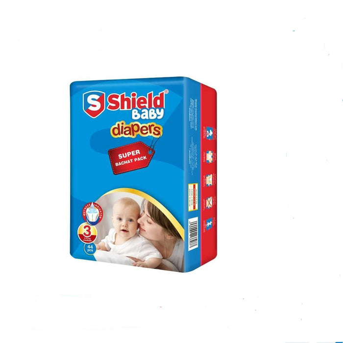 Shield Baby Diapers New diapers Size 3 Medium (4-9) Kg 44 PCs