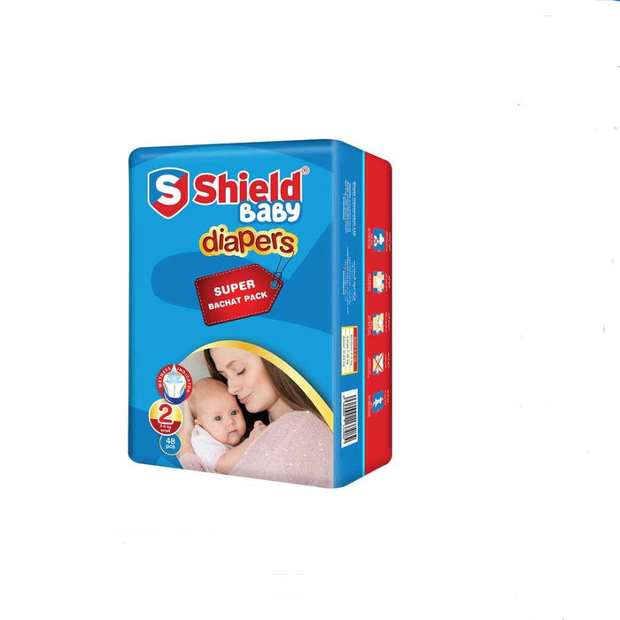 Shield Baby Diapers New diapers Size 2 Small (3-6) Kg 48 PCs