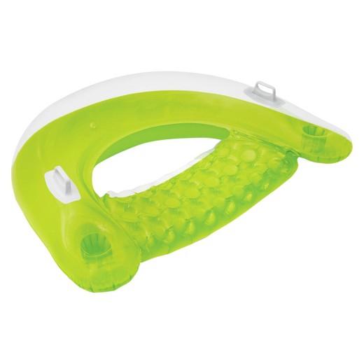 Intex Sit N Float Inflatable Lounge, 60" X 39", 1 Pack (Colors May Vary)