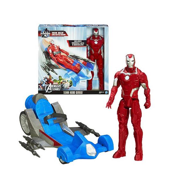Hasbro Iron Man Figure with Battle Racer a7363