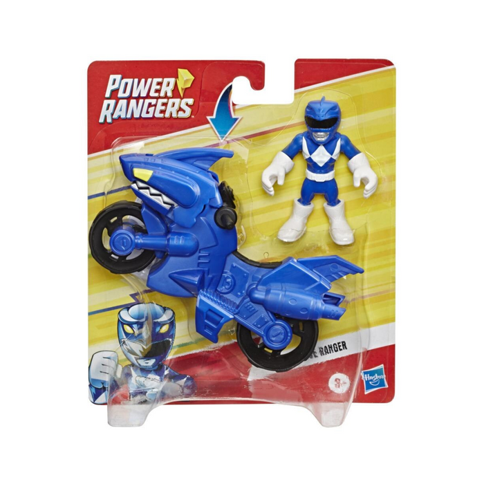 Hasbro Power Rangers Blue Ranger with Motorcycle E7792