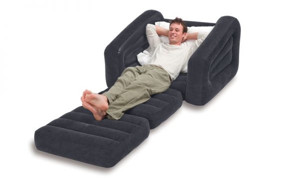 Intex One Person Inflatable Pull Out Chair Bed Sofa bed #68565