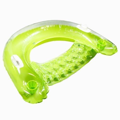 Intex Sit N Float Inflatable Lounge, 60" X 39", 1 Pack (Colors May Vary)