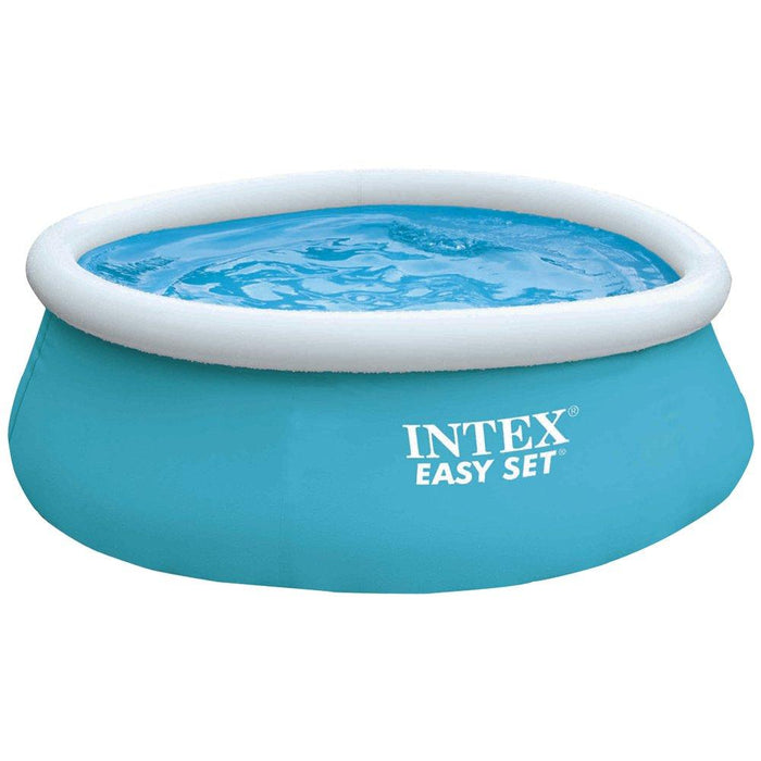 Intex 28101 Easy Set Blue Pool - 6 Feet Pool for Kids and Family