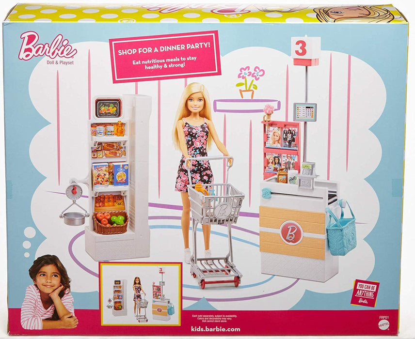 Original Barbie Supermarket Set for Baby Girls