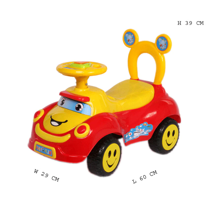 Junior Cartoon Theme Push Car