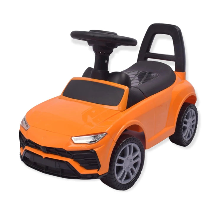 Junior Kids Push Car Orange