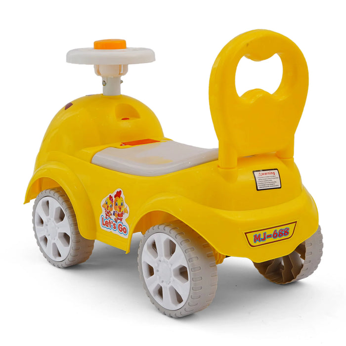 Cute Duck Theme Push Car
