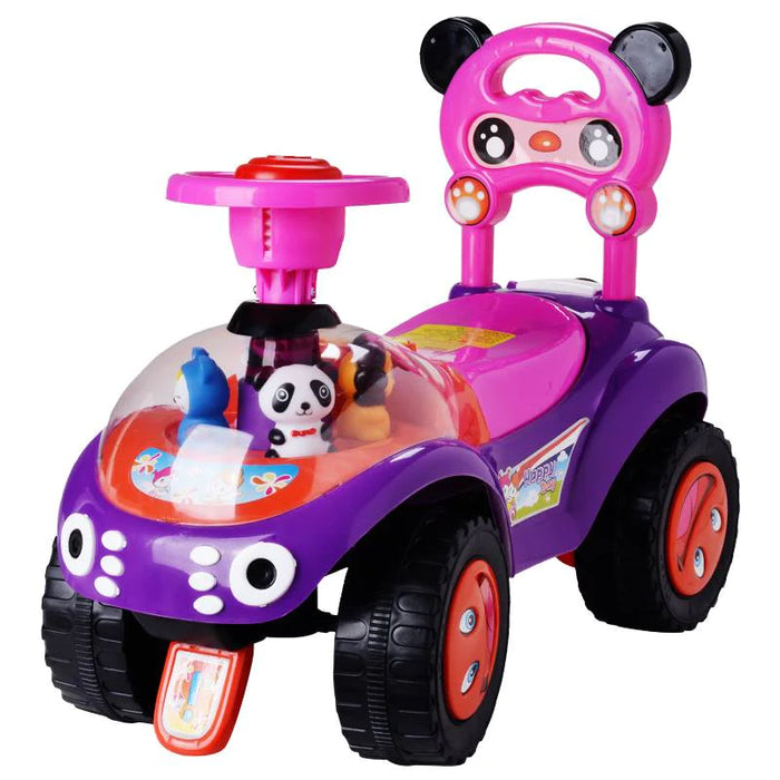 Cute Panda Kids Push Car