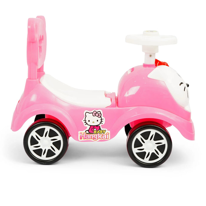 Cute Kitty Push Car
