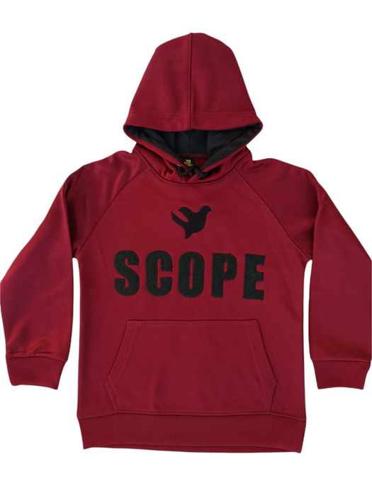 SCOPE EMBROIDERED PATCHE HOOD