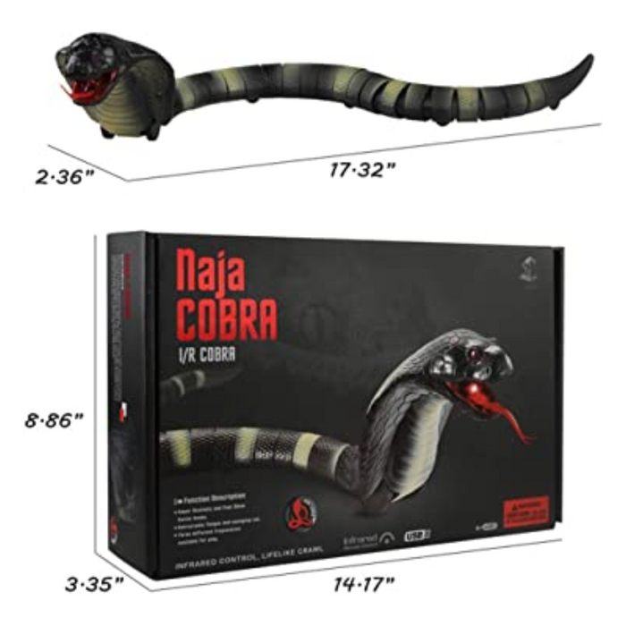 Rechargeable RC Infrared Cobra Snake