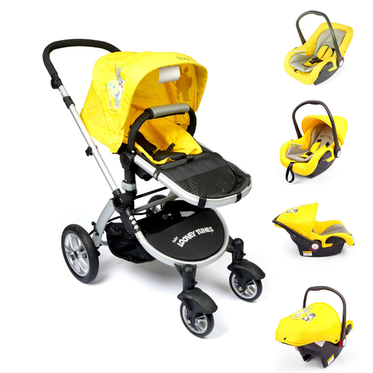 Buy Lovely Tweety Baby Stroller 2 in 1 Online in Pakistan — Khanaan.pk