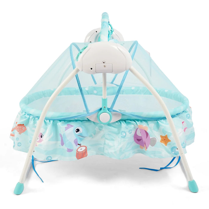 Fish Printed Baby Electric Swing