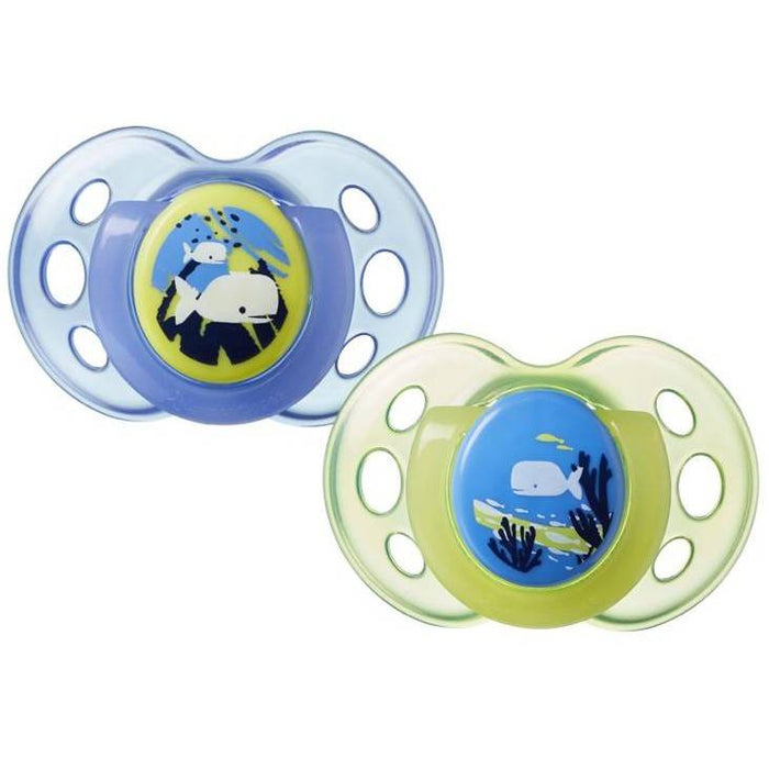 Tommee Tippee Night Theme Soother Pack of 2